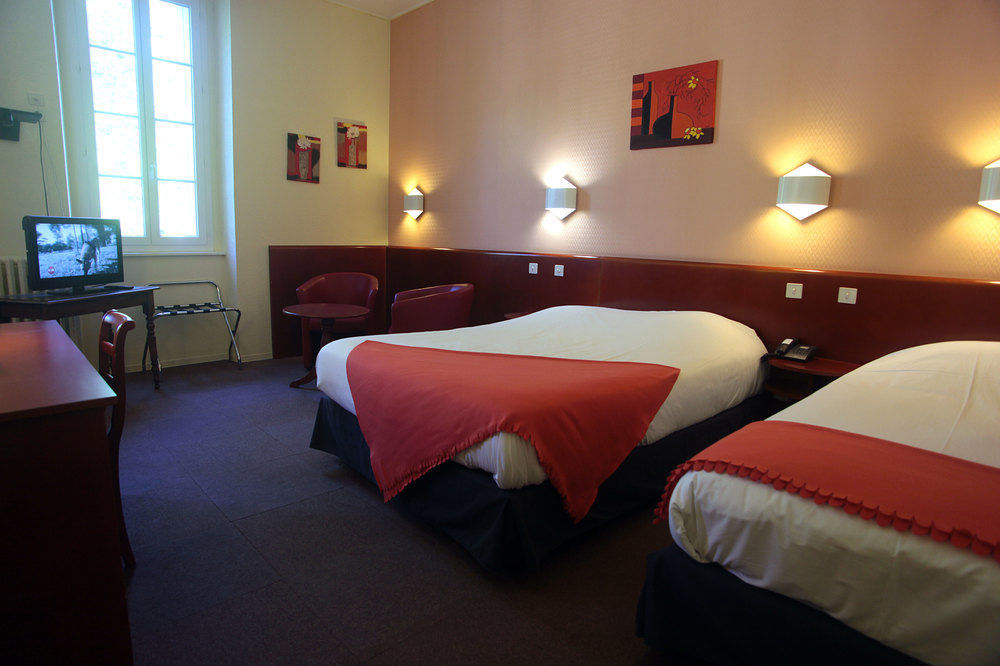 Logis Hotel Restaurant Des Thermes Lamalou-les-Bains Bagian luar foto